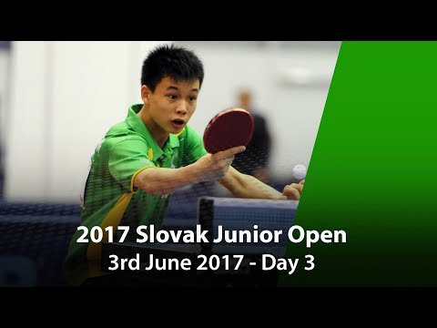 2017 ITTF Slovak Junior Open - Day 3