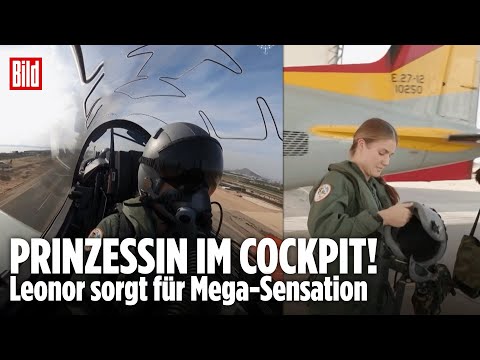 KÖNIGLICHER HÖHENFLUG: Leonor besteht ersten Solo-Flug bei der spanischen Luftwaffe