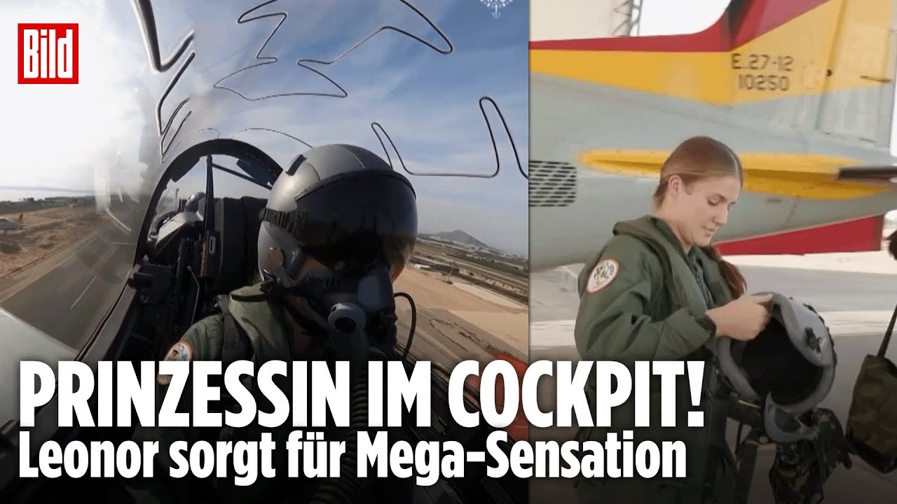 KÖNIGLICHER HÖHENFLUG: Leonor besteht ersten Solo-Flug bei der spanischen Luftwaffe