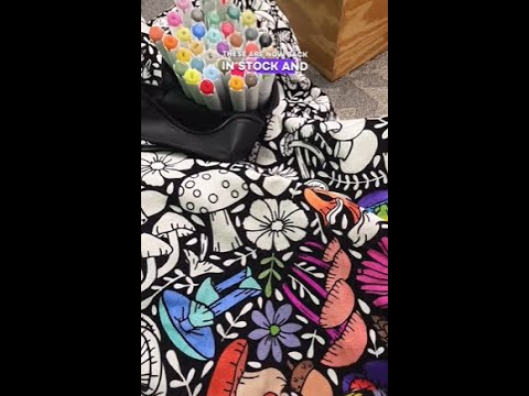 Coloring Blanket Mushroom