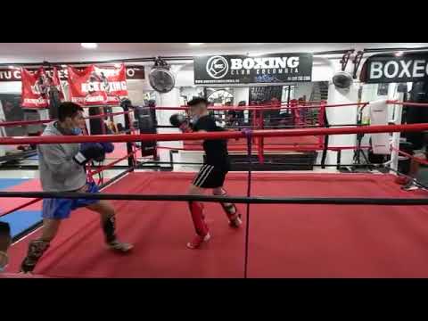 Un poco de sparring en Boxing Club Colombia