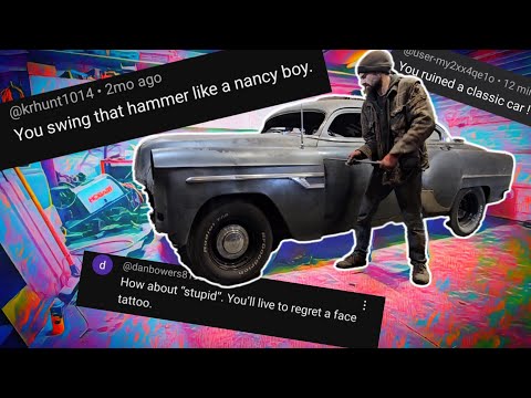 Destroying a Classic Car Because of Rude Comments. Heartwarming ASMR