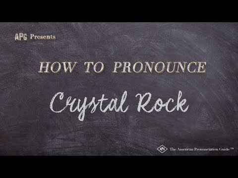 How to Pronounce Crystal Rock (Real Life Examples!)