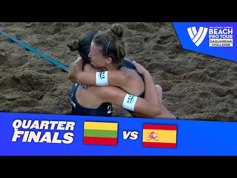Paulikiene/Raupelyte vs. Liliana/Paula - Quarter Finals Highlights Saquarema 2023 #BeachProTour