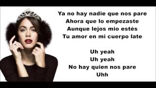 Ya no hay nadie que nos pare Tini Stoessel feat Sebastian Yatra Letra