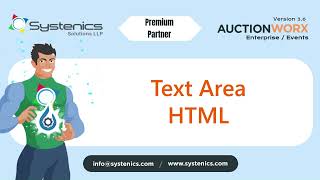 Use Large Text Areas to Enhance Lots in AuctionWorx Events 3.6