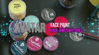 Super excited with my face paint haul