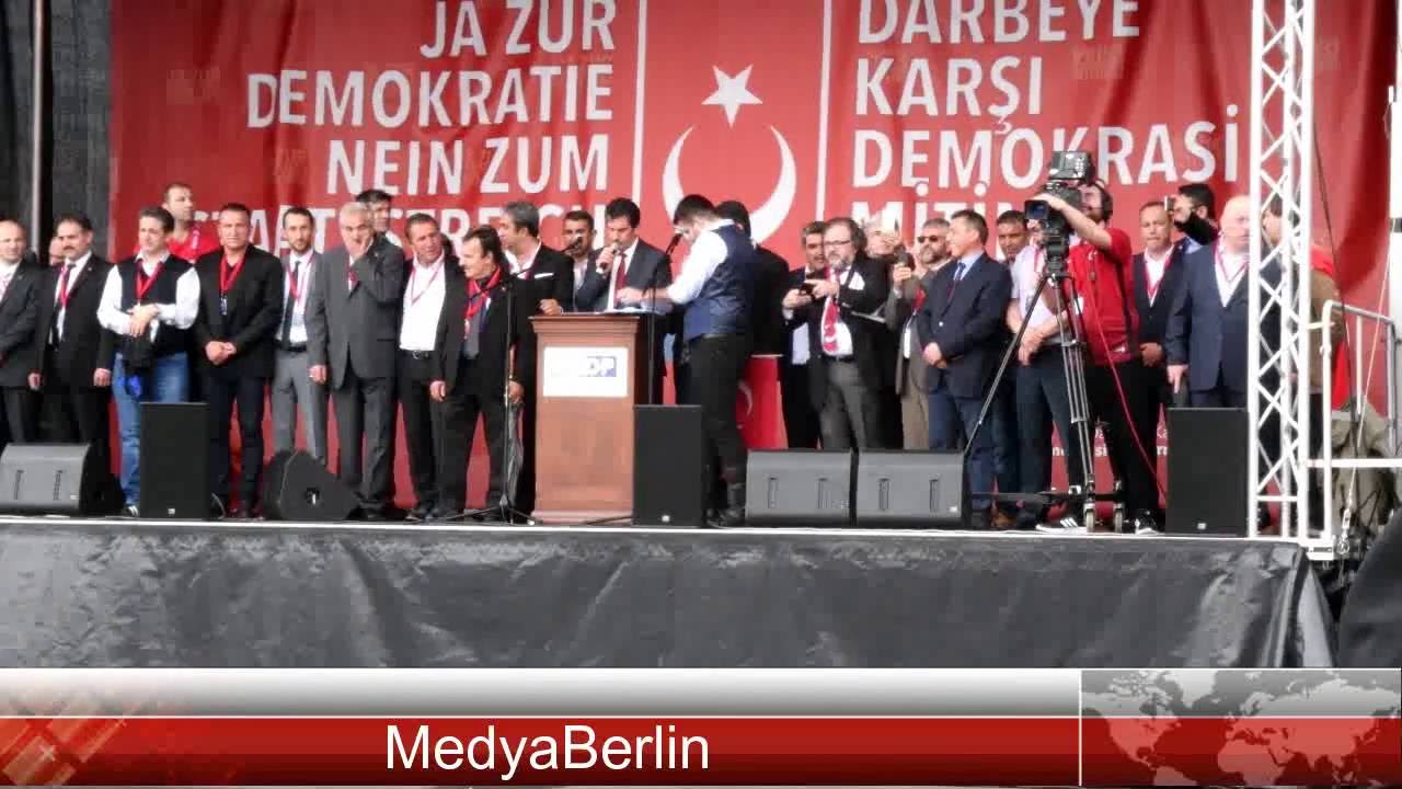Darbeye Karşı Demokrasi Mitingi Köln
