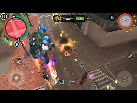 rope hero attack army camp RFG Gun l RFG Gun power #gaming 🏹