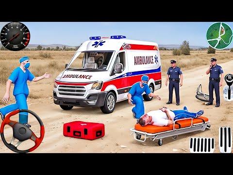 Ambulance City Rescue Simulator 3D Game - 911 US Emergency Ambulance Driving 3D - Android Gameplay