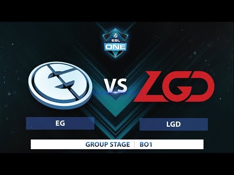 Eg vs LGD | Game 1 | ESL One Katowice 2018