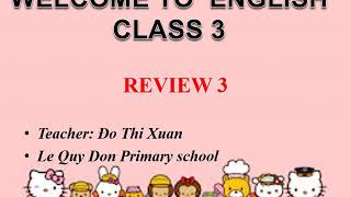 TIẾNG ANH- Review 3