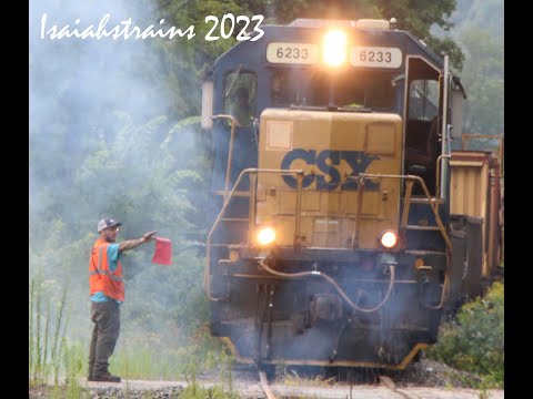 CSX Rail Train Returns - Fitchburg Secondary Track Restoration Pt. 1 [8-7-23]