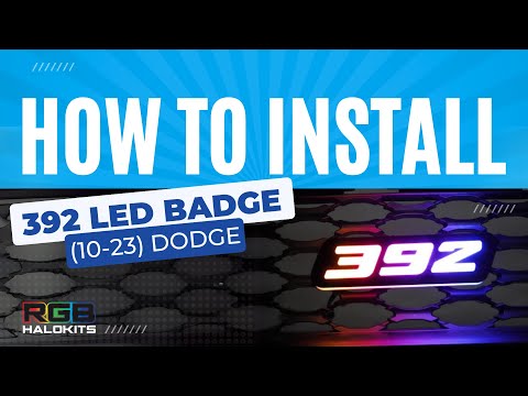 392 LED Grill badge Badge (Multicolor) 2010-2023 Dodge Charger