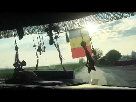 Traditional gypsy music on the road in Romania