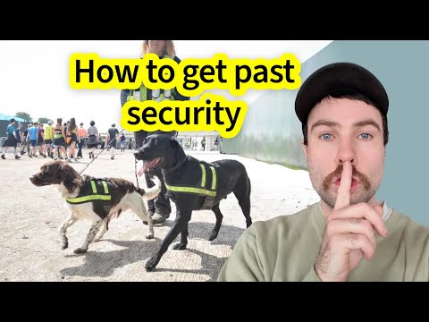 How to Get Past Festival Security With No Drama