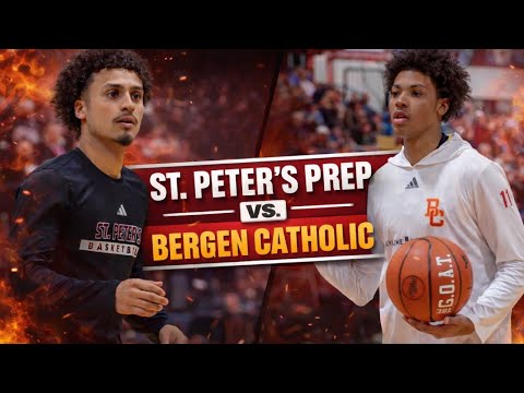 STATE POWERS COLLIDE! BERGEN VS PETERS! BIG JERSEY BASKETBALL CHAMPIONSHIP GAME!