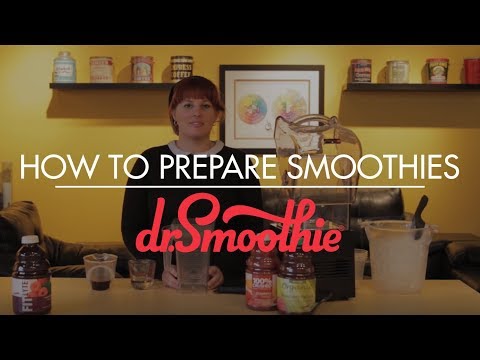 How to Prepare Smoothies | Dr. Smoothie 100% Crushed and Organics