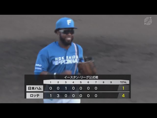 【ファーム】追加点許さず!! ファイターズ・アルカンタラ 猛チャージからのストライク送球!!  2023年8月10日 千葉ロッテマリーンズ 対 北海道日本ハムファイターズ