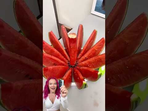 Watermelon slicer🍉😳Does it actually work?🤯