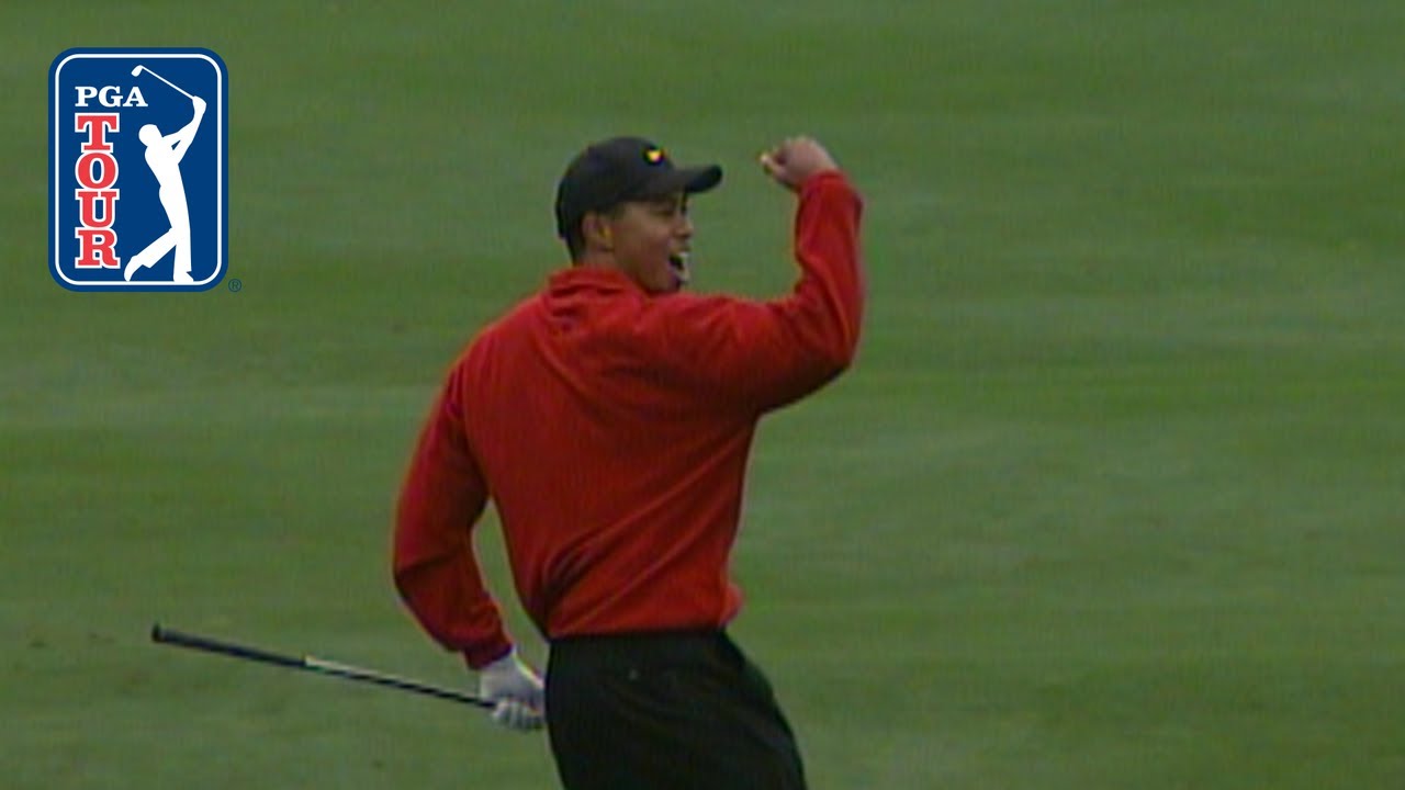 Tiger Woods 5-shot comeback at 2000 AT&T Pebble Beach Pro-Am - YouTube