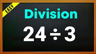 24 ÷ 3 =  | 24 divided by 3 | 24 ko 3 se divide kariye