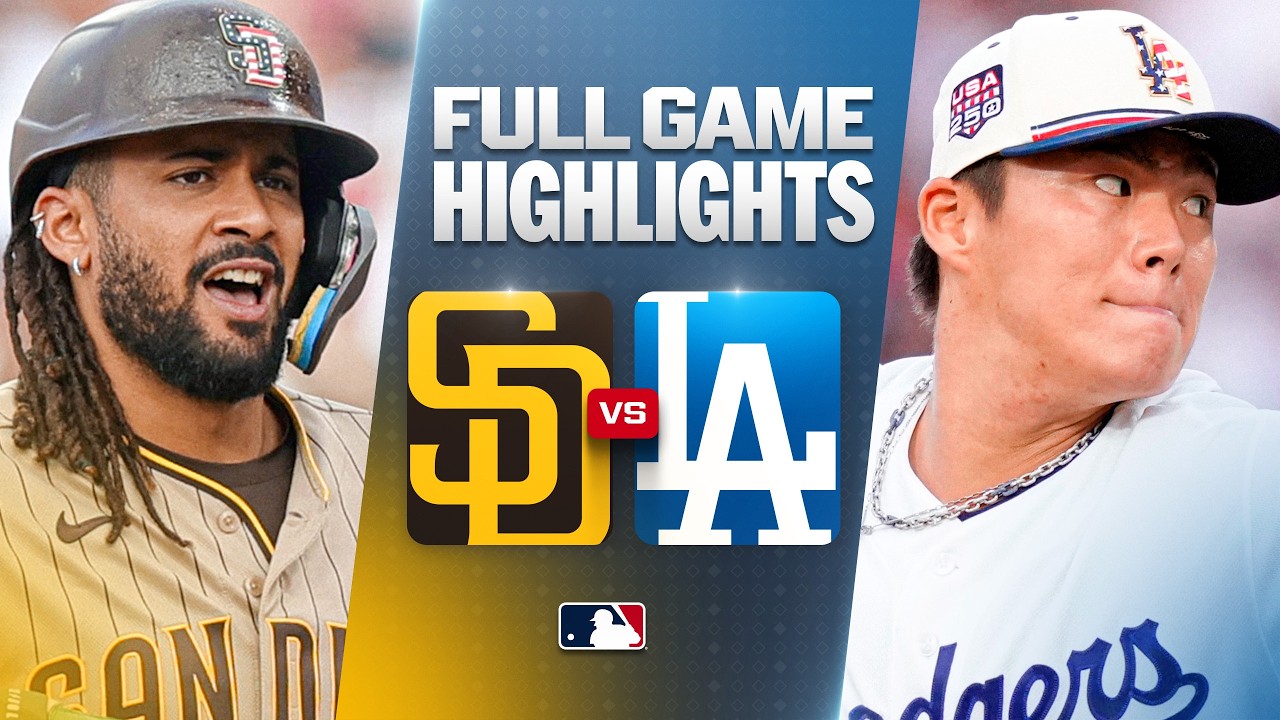 7월5일 샌디에이고 LA다저스 MLB 하이라이트