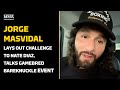 Jorge Masvidal Lays Out Challenge To Nate Diaz, Talks Gamebred Bareknuckle Event | MMA Fighting