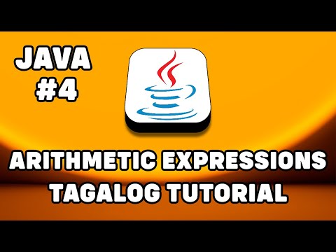 Java 4 Arithmetic Expressions Tagalog Filipino Java Tutorial For Beginners