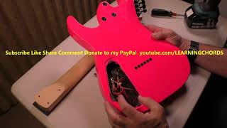 Video thumbnail for Jackson JS1X Dinky Minion Electric Guitar Hot Pink TEAR DOWN to the TRASH CAN by LEARNINGCHORDS