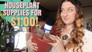 Dollar Tree Housplant Supplies!
