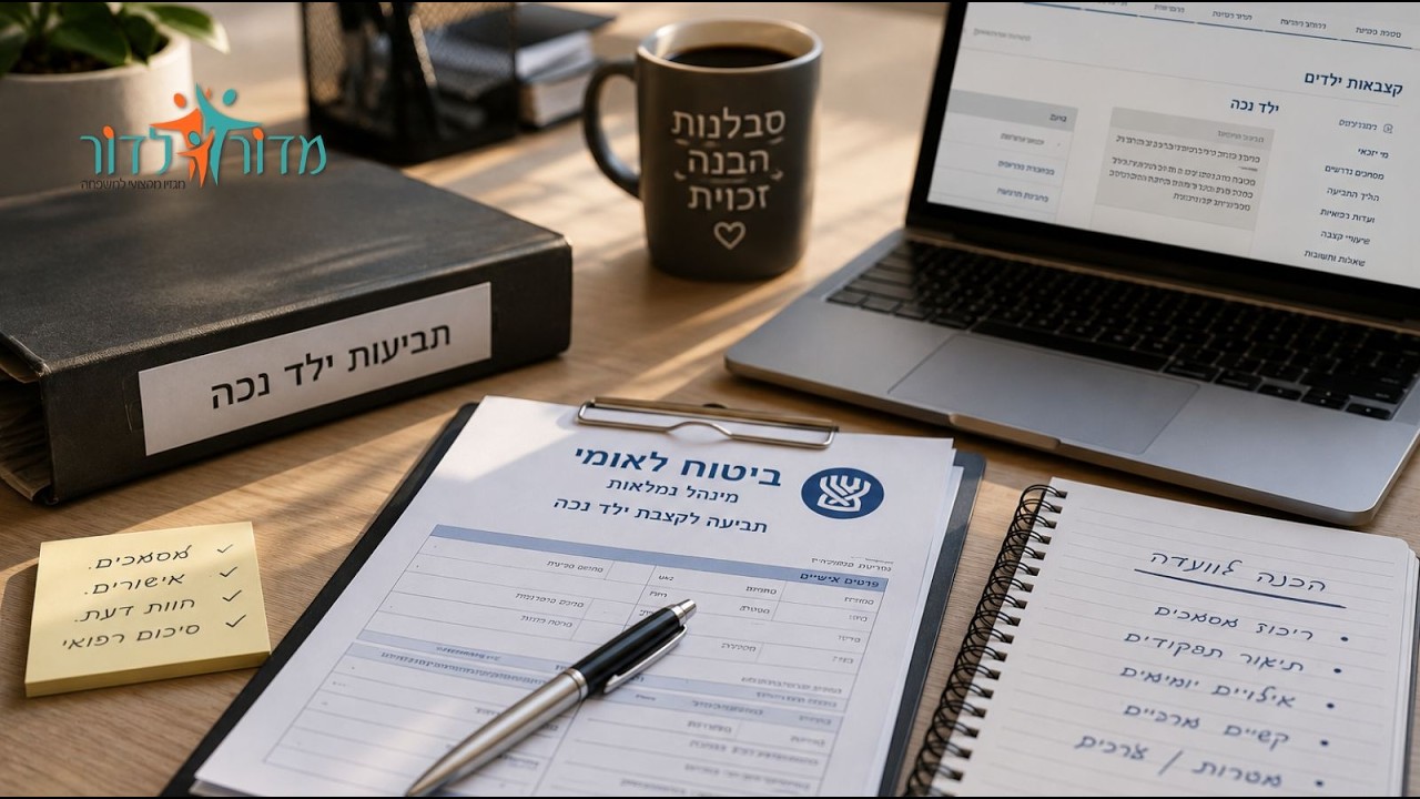 איך מתכוננים נכון לוועדת ילד נכה ?ריאיון עם עוד שי וקנין -קצבת ילד נכה וביטוח לאומי