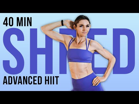 40 MIN SUMMER SHRED HIIT WORKOUT (Advanced) No Equipment, No Repeats, Tone Up