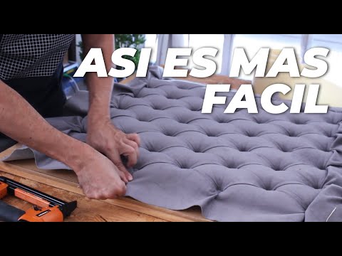 3 Simple Pasos para Crear un Cabecero de Cama Capitone que Impresiona