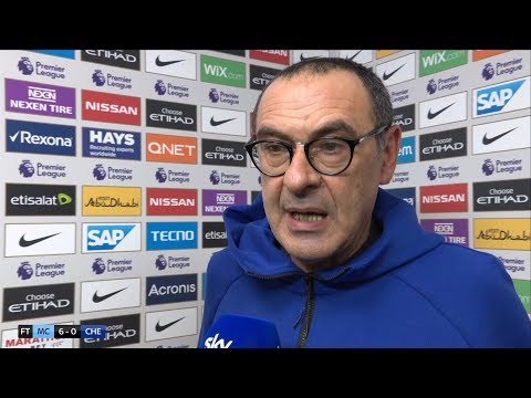 Maurizio Sarri accepts there will be talk about his Chelsea future after 6-0 loss to Manchester City