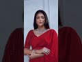 Cute Bangali Girl Sonamoni Saha Hot In Red Saree Tv Actress Sonamoni Saha Mohor Saree