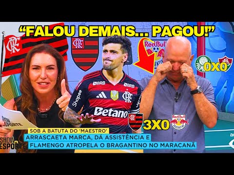 CHORA, ELIAS JR! SHOW DO ESPORTE MOSTRA ELE DESESPERADO COM A ARRANCADA DO MENGÃO! 😂