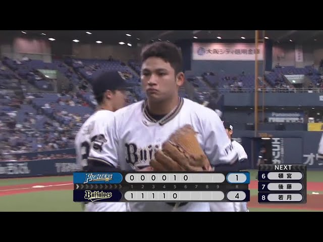 【6回表】プロ初勝利へ!! バファローズ・榊原が6回1失点の好投!! 2019/4/17 B-F