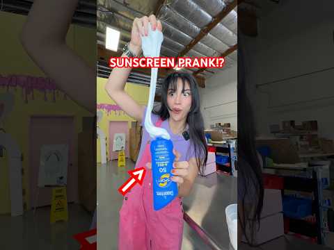 I put SLIME in her SUNSCREEN😳 *SUMMER prank!!* ☀️