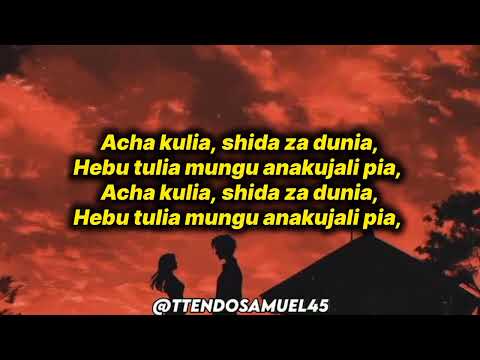 Shidah za Dunia lyrics by Dr Jose Chameleon #chameleon #viral #music #songlyrics 