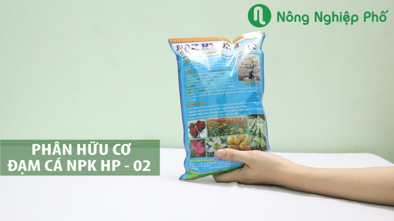 Phân hữu cơ đạm cá NPK HP 02 - Gói 1kg