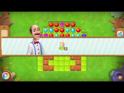 Gardenscapes level 17 No Boosters - 23 Moves 🌱 Gameplay Walkthrough (Android, iOS) Playrix