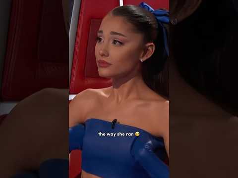 Ariana Grande ran for a Hug