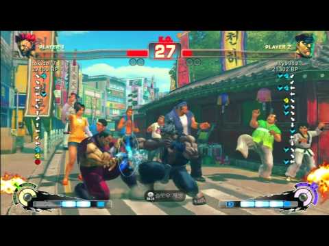 SSF4 Rank Match  tokido77 (GO)  vs  Isy9983 (DI)