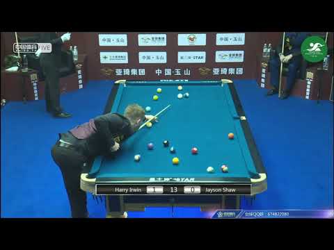 Harry Irwin (GBR) VS Jayson Shaw (GBR) - Mens Qualifying - Chinese Pool World Championship