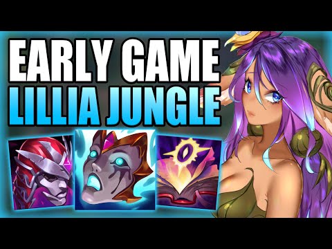 THIS IS HOW LILLIA JUNGLE CAN HARD CARRY THE EARLY GAME! Best Build/Runes S+ Guide League of Legends