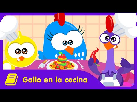 Gallina Pintadita Mini - Historieta - Gallo en la Cocina