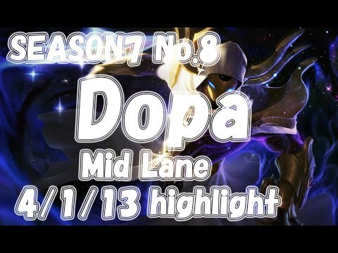 Dopa Kassadin vs Cassiopeia highlight KR LOL Challenger