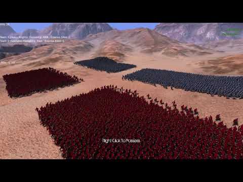 3000 SPARTANS VS 3000 HEAVY KNIGHTS - ultimate epic fantasy battle simulator