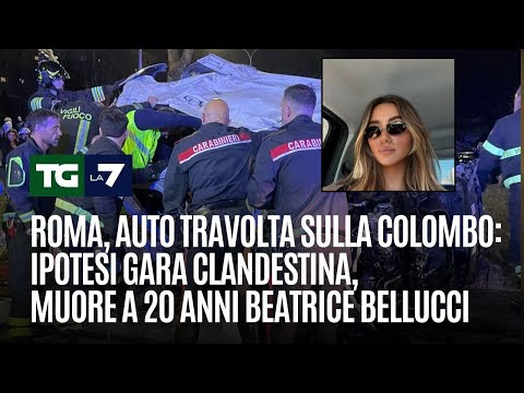 Roma, auto travolta sulla Colombo: ipotesi gara clandestina, muore a 20 anni Beatrice Bellucci